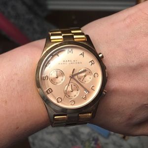 Marc Jacobs rose gold ladies watch